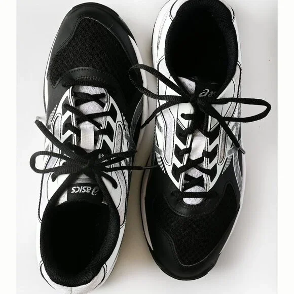 ASICS Gel 2 Trainers/ Sneakers in Black & White, Size 9.5 - Picture 11 of 12